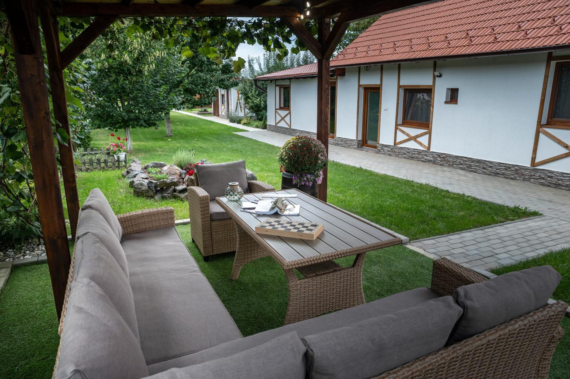 Magda Garden Hotel Cîrţişoara Bagian luar foto